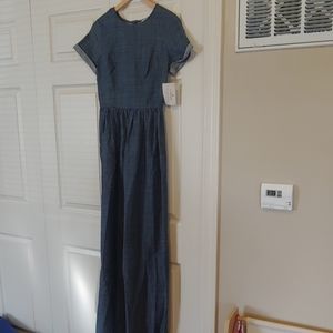 Shabby apple dress maxi chambray size 4 nwt